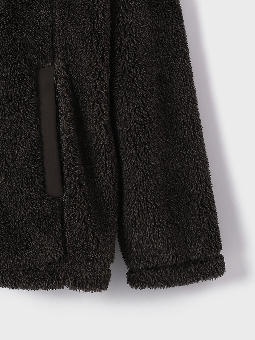 كارديجان بولار كم طويل بياقة قمع للرجال-5