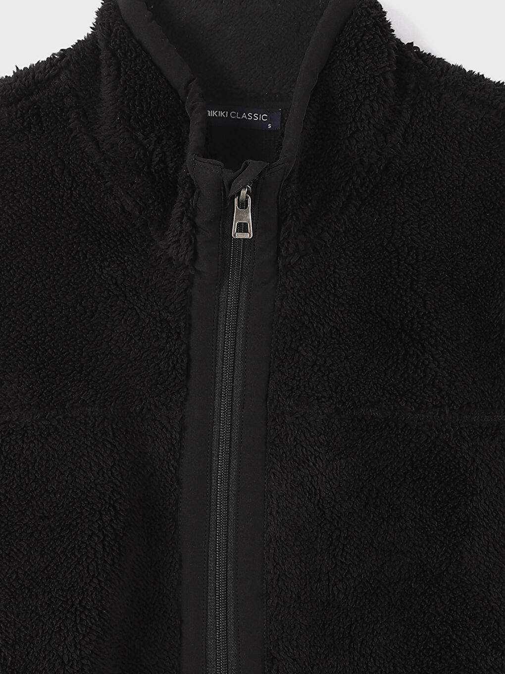 كارديجان بولار كم طويل بياقة قمع للرجال-2