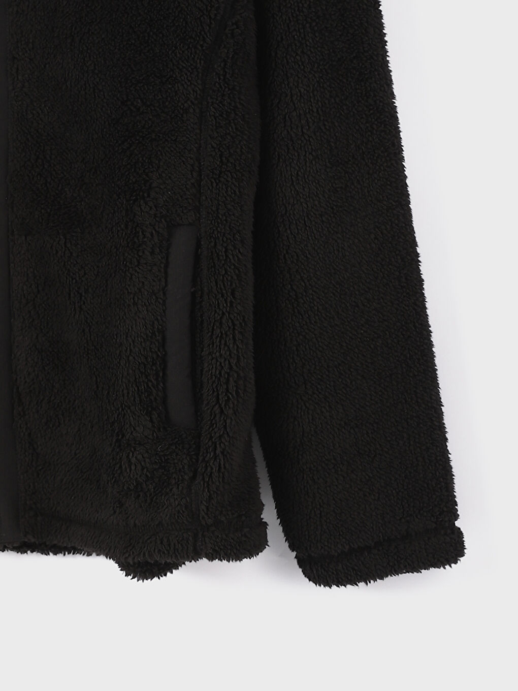 كارديجان بولار كم طويل بياقة قمع للرجال-4