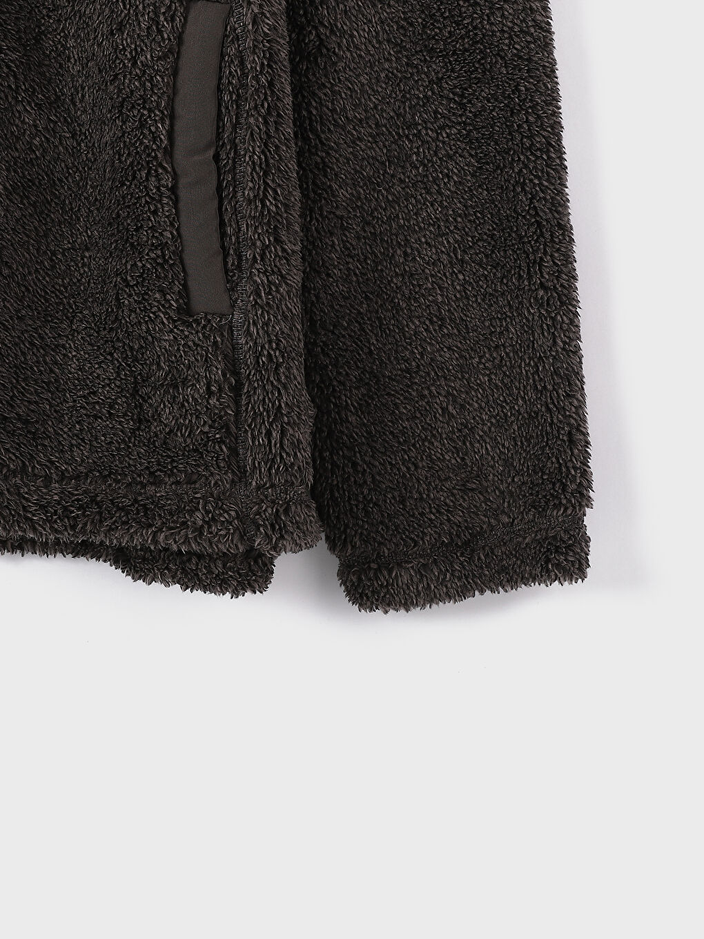 كارديجان بولار كم طويل بياقة قمع للرجال-2