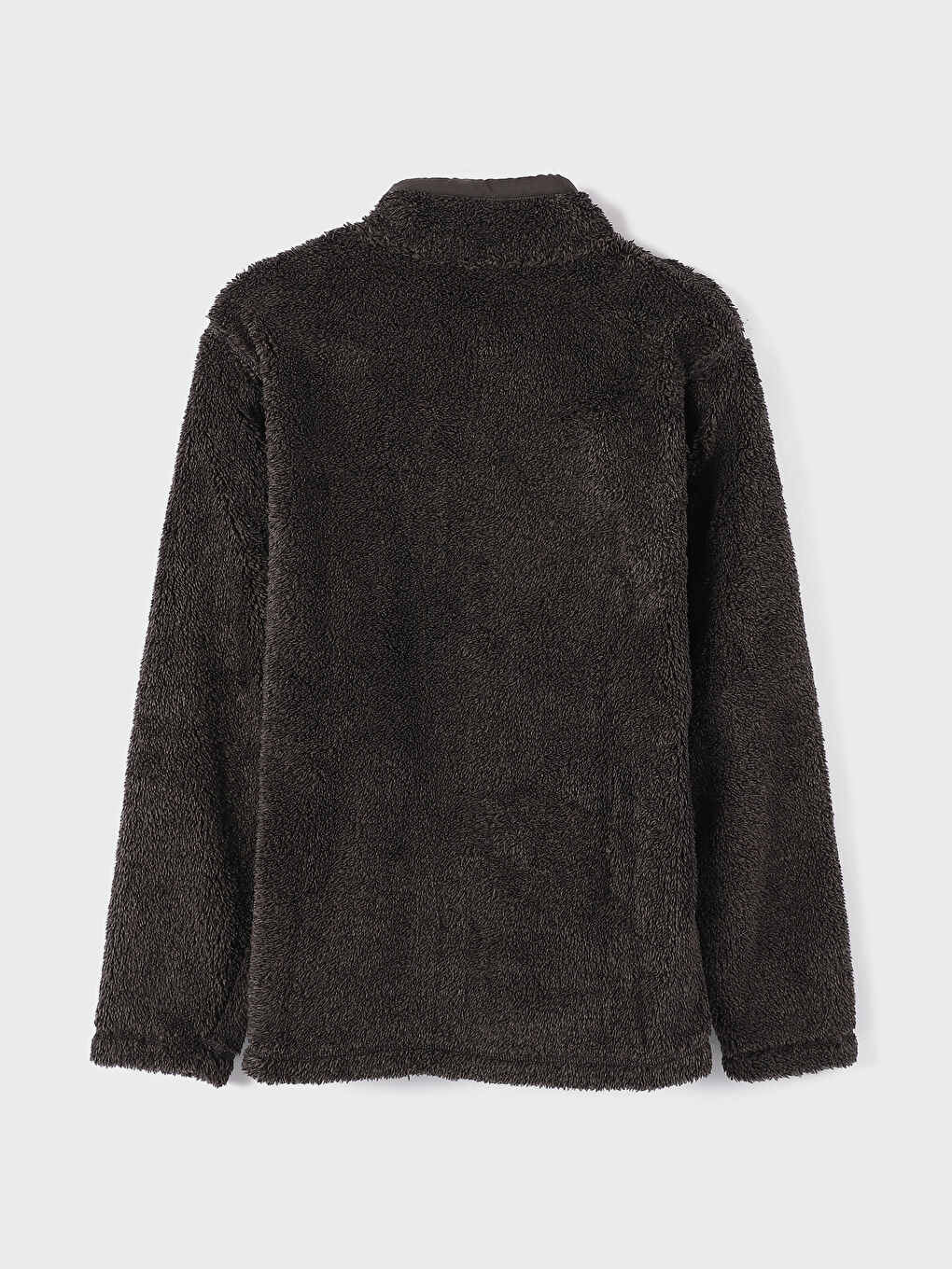 كارديجان بولار كم طويل بياقة قمع للرجال-6