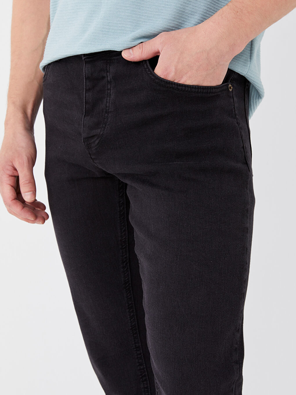 LCW ECO Antrasit 750 Slim Fit Erkek Jean Pantolon - 4