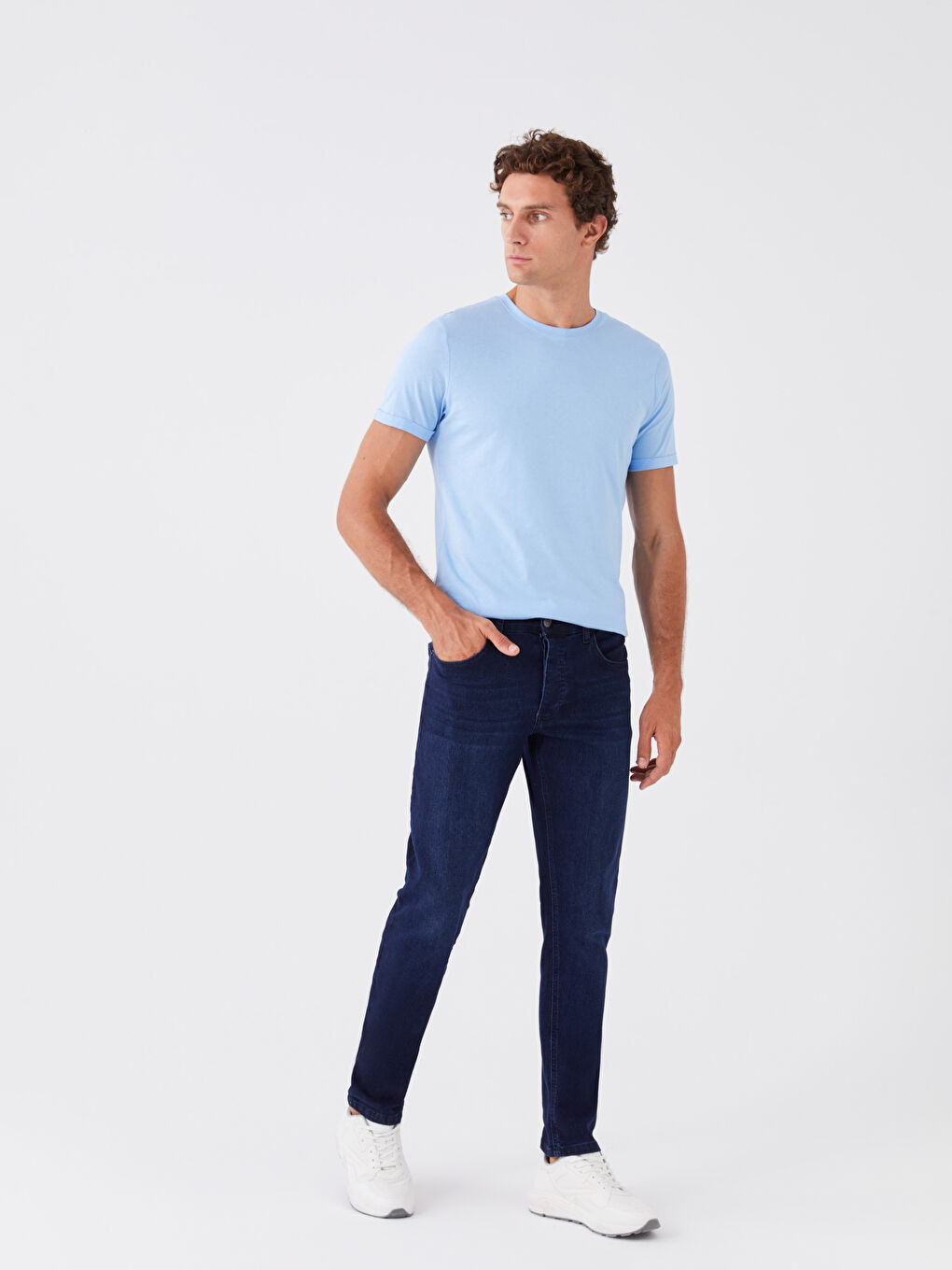 LCW ECO İndigo 750 Slim Fit Erkek Jean Pantolon