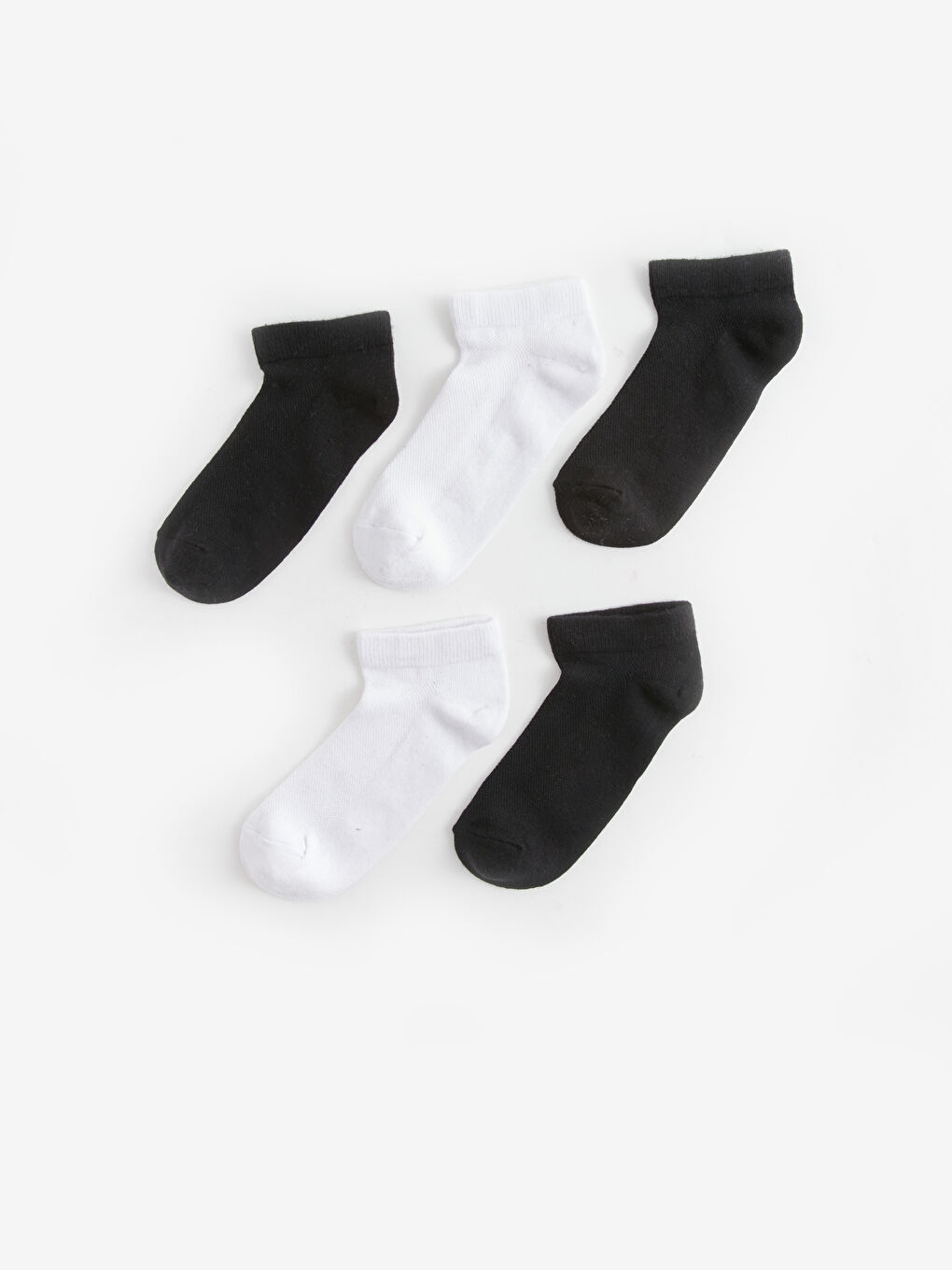Basic Boys' Trainer Socks 5 Pack