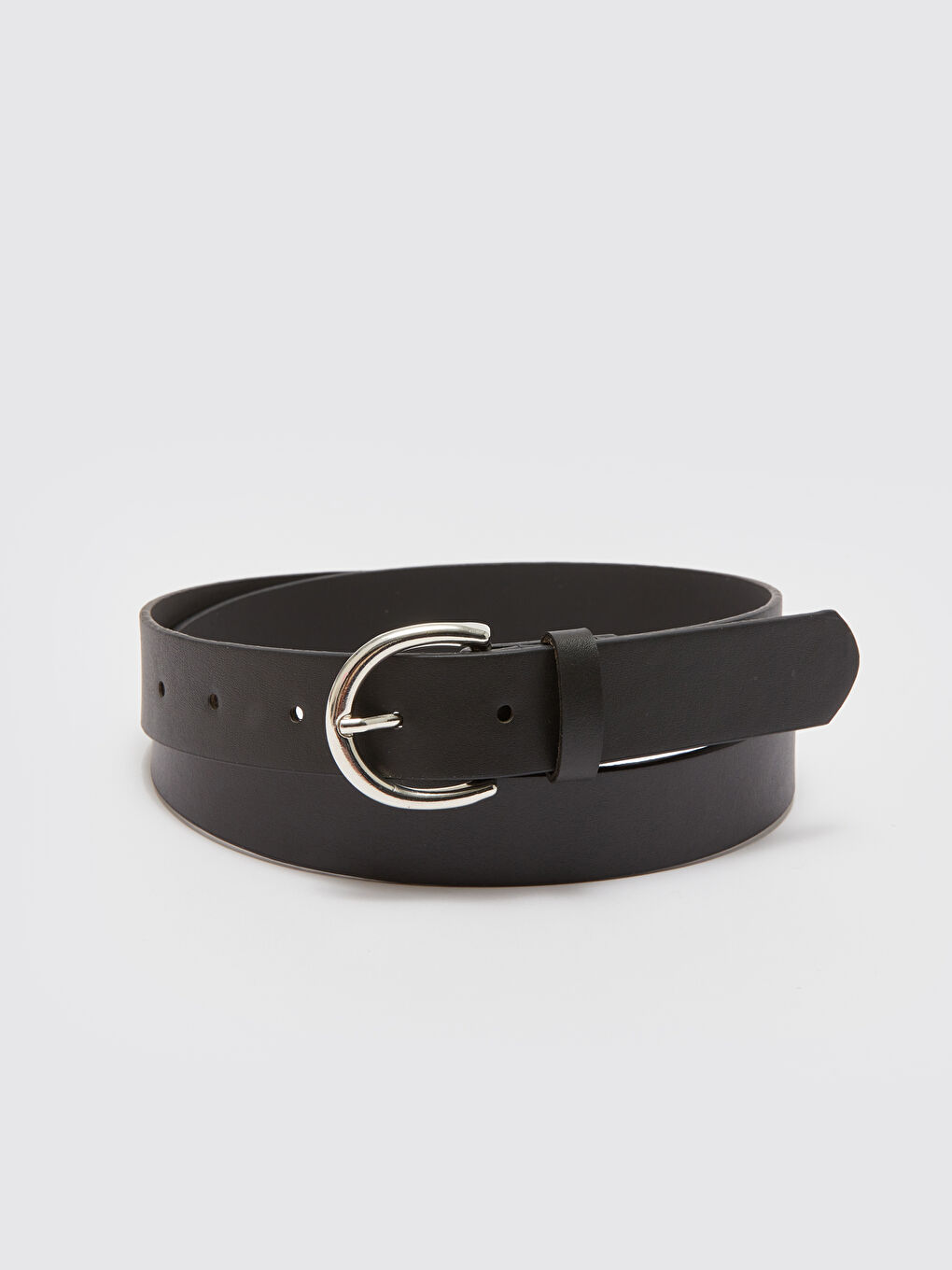 Bej Deri Görünümlü Kadın Kemer 2'li-3