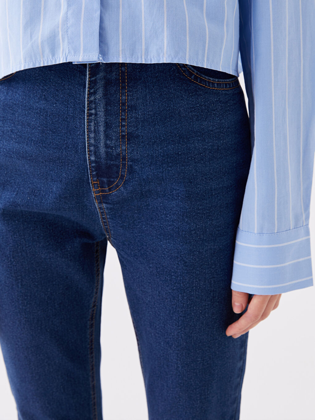 High Waist Mars Flare Women's Jeans-2