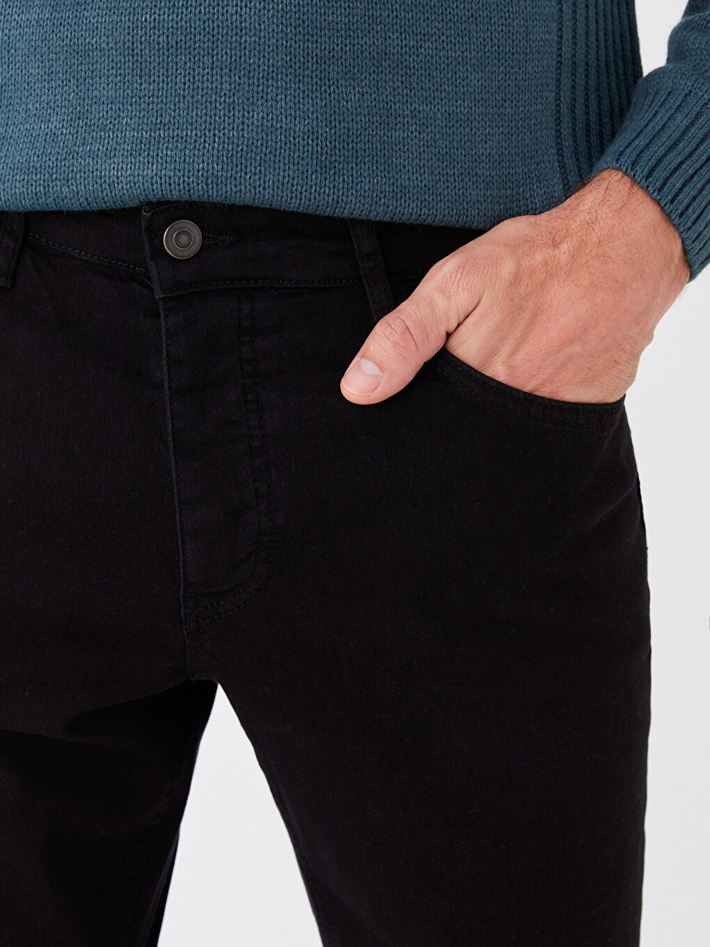 Siyah 779 Regular Fit Erkek Jean Pantolon-3