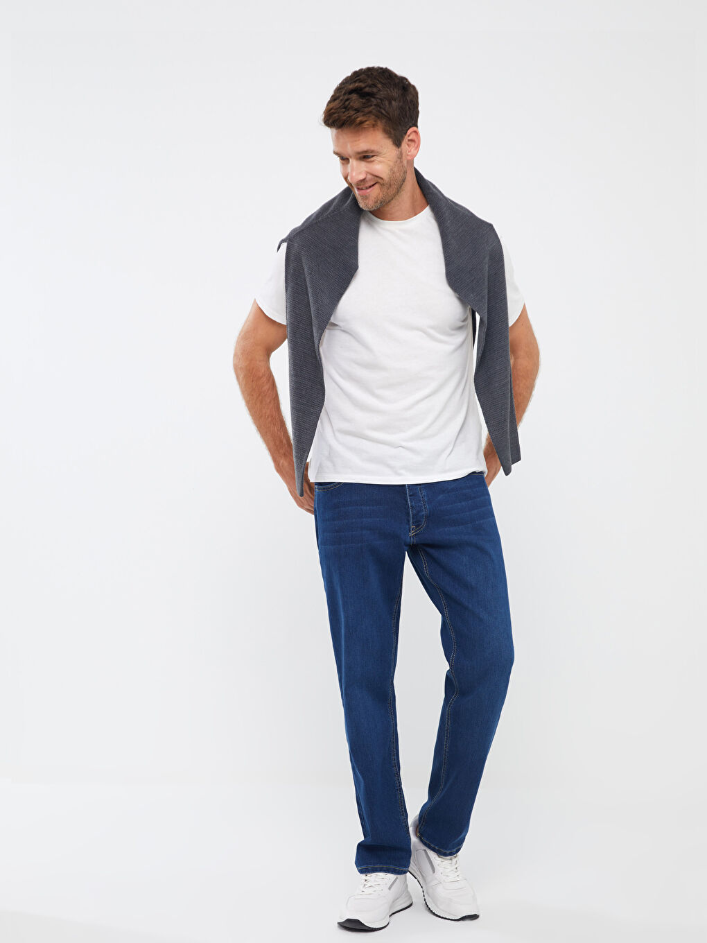 LCW ECO Orta İndigo Rodeo 779 Regular Fit Erkek Jean Pantolon - 1