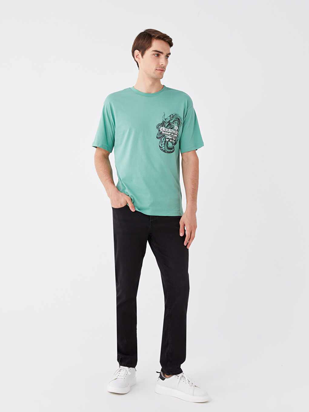 Siyah 779 Regular Fit Erkek Jean Pantolon-1