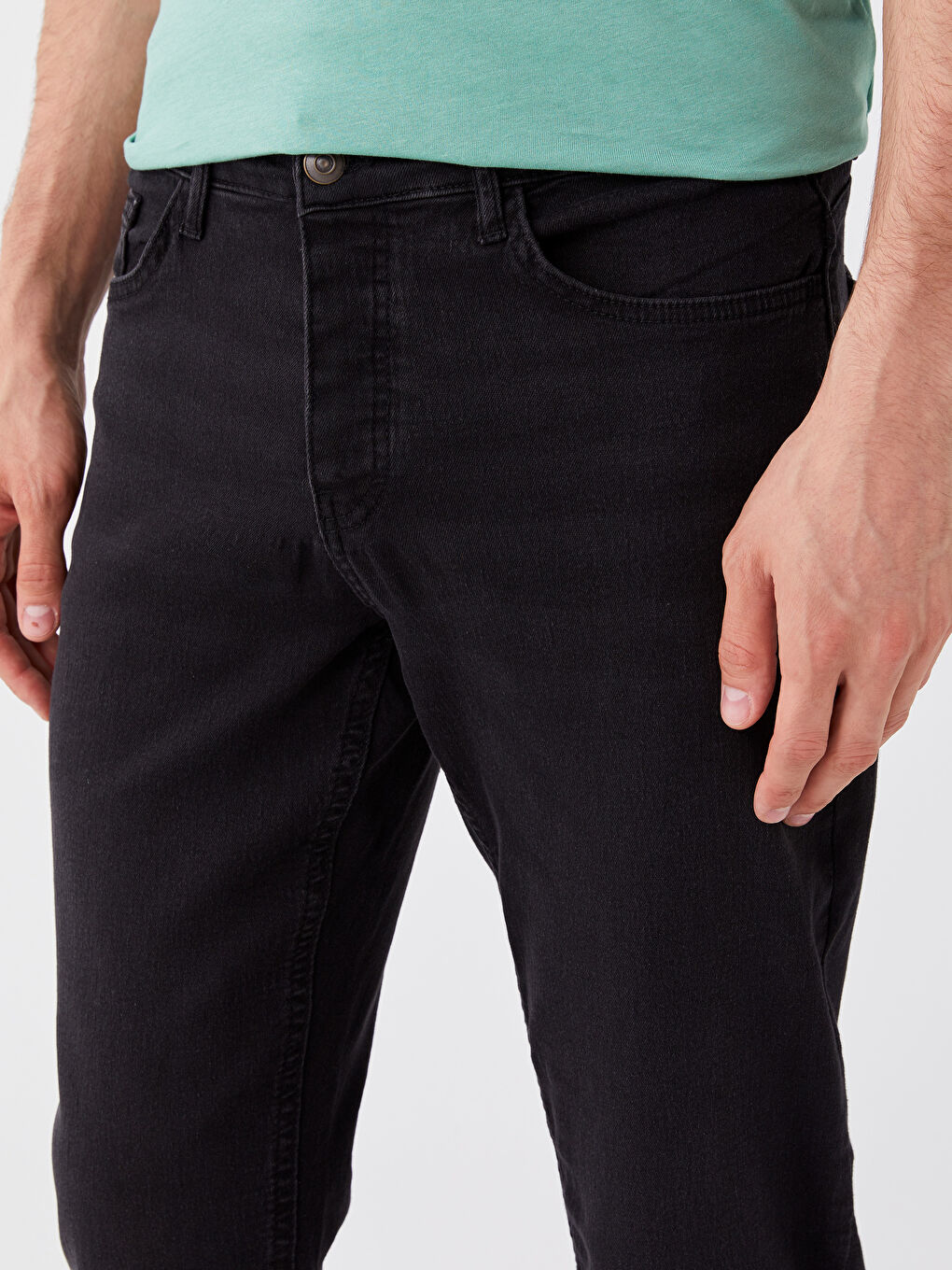 Siyah 779 Regular Fit Erkek Jean Pantolon-4