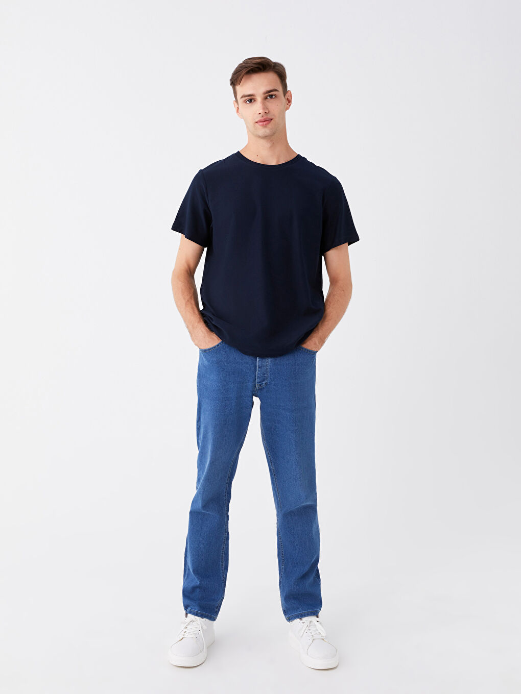 LCW ECO Orta İndigo Rodeo 779 Regular Fit Erkek Jean Pantolon - 1