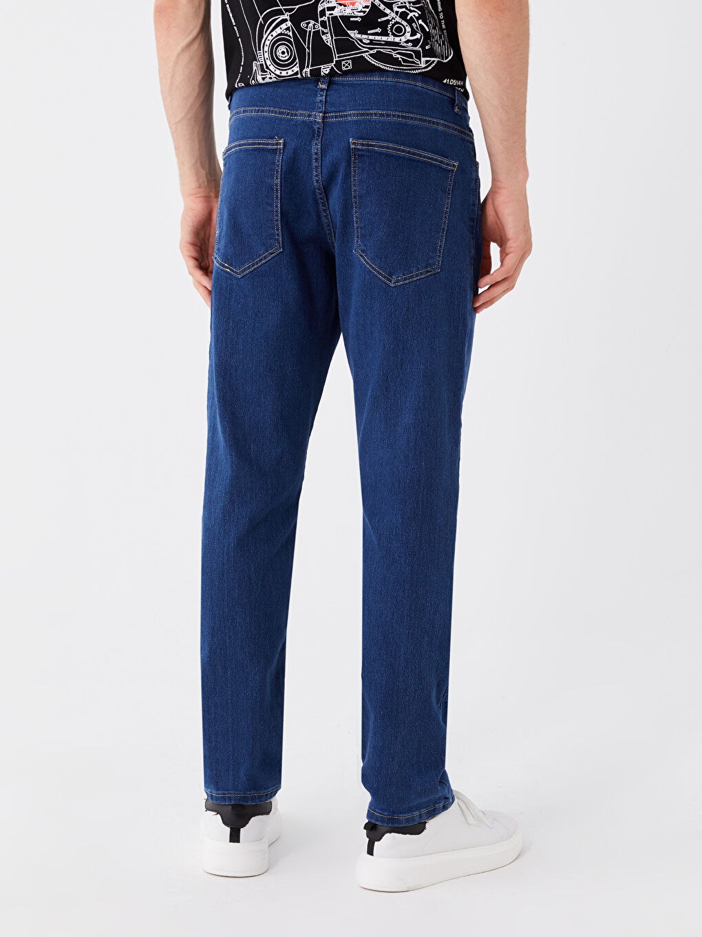 LCW ECO Orta Ton İndigo Rodeo 779 Regular Fit Erkek Jean Pantolon - 3