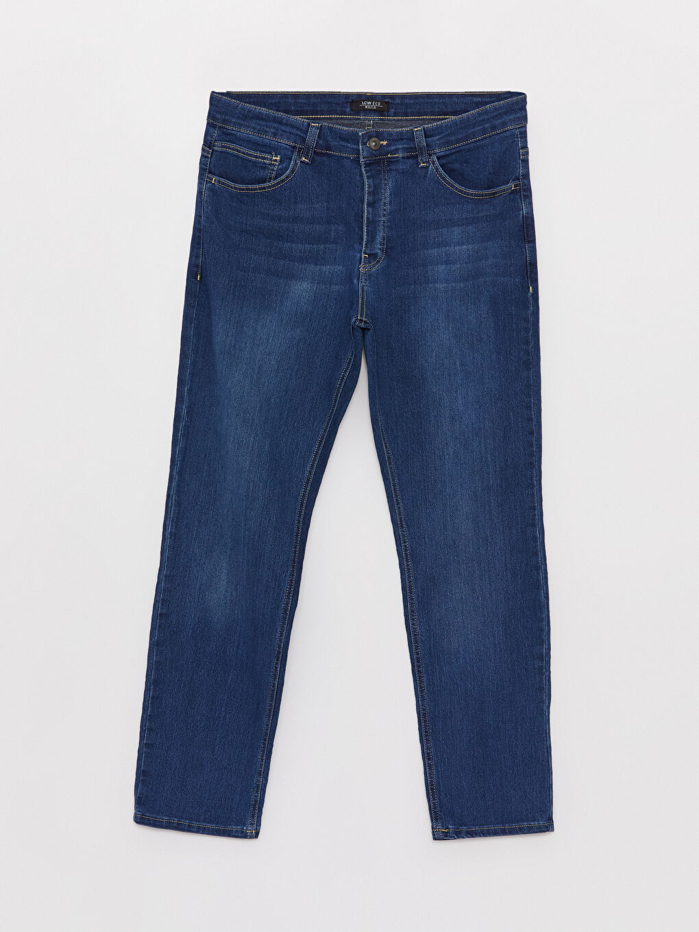 LCW ECO Orta Ton İndigo Rodeo 779 Regular Fit Erkek Jean Pantolon - 5