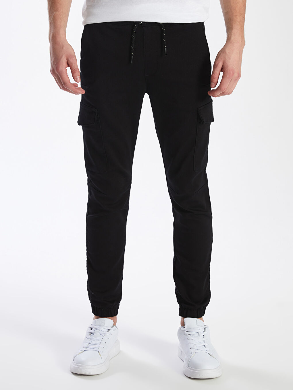 LCW Casual Siyah Slim Fit Erkek Kargo Pantolon - 2