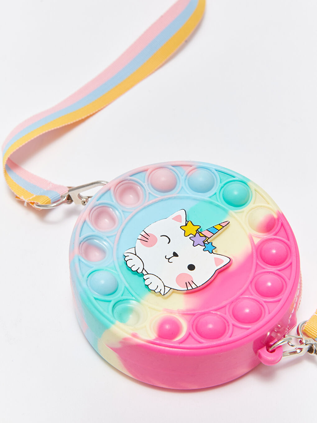 Karışık Askılı Kız Çocuk Pop It Cüzdan-2