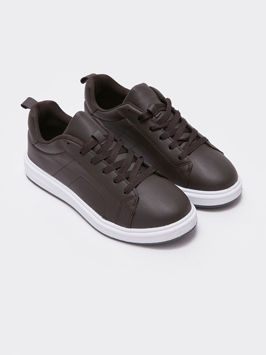 Kahverengi Bağcıklı Erkek Spor Ayakkabı