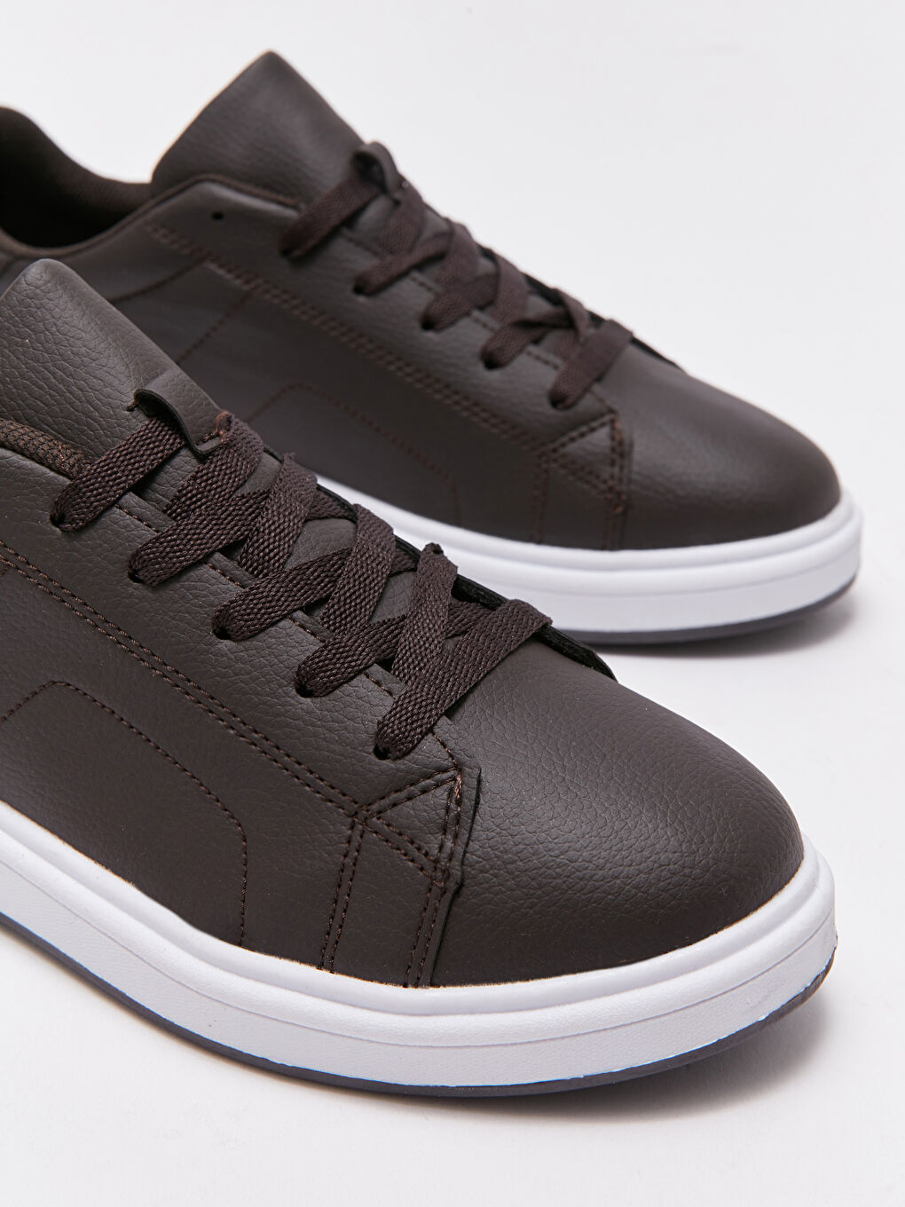 Kahverengi Bağcıklı Erkek Spor Ayakkabı-1