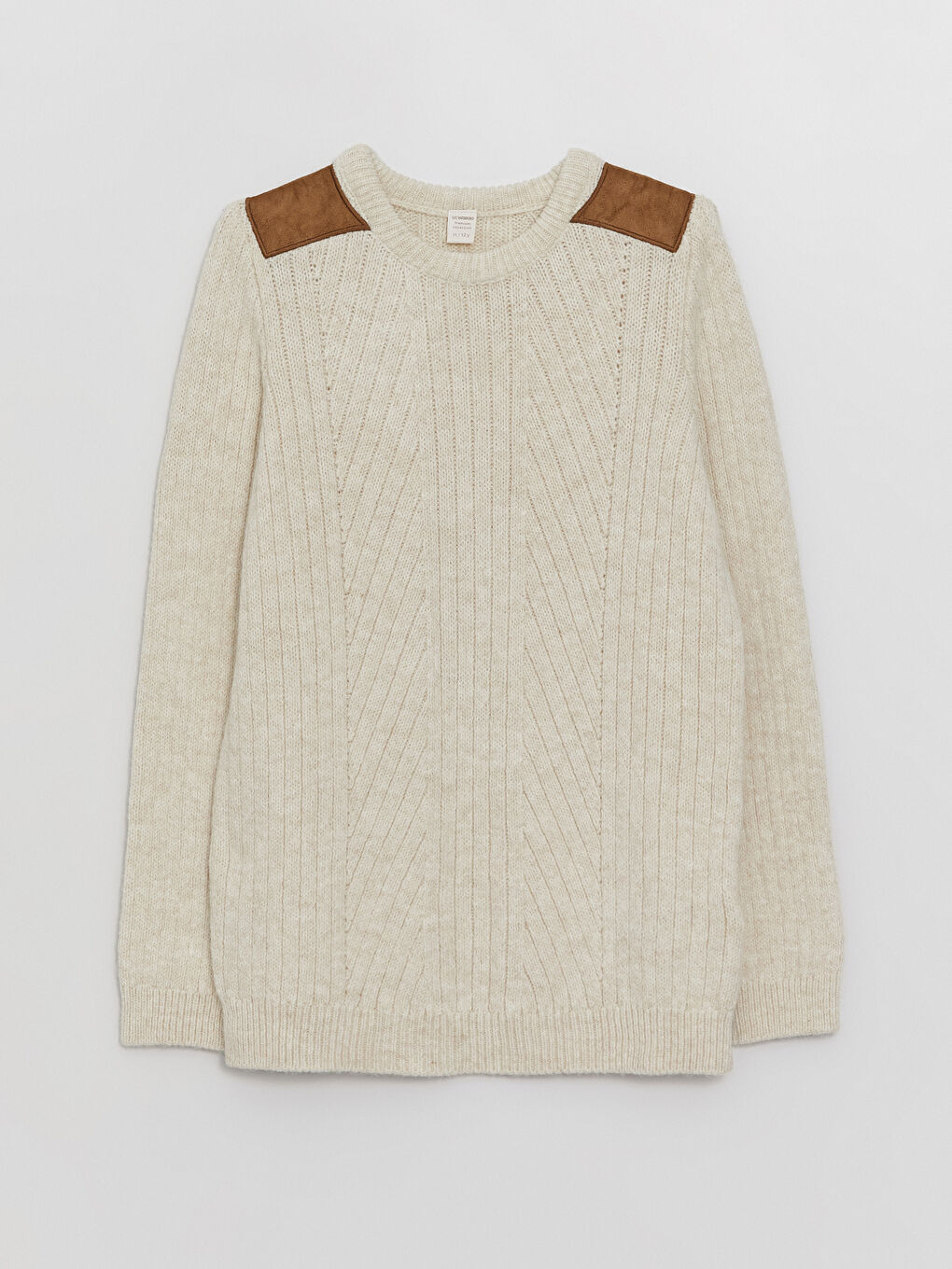 Crew Neck Long Sleeve Boys' Knitwear Sweater-3