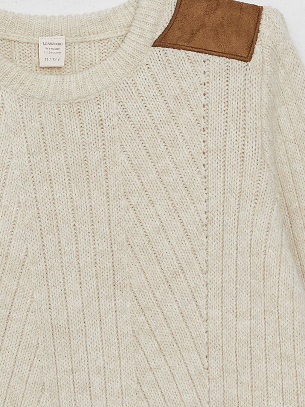 Crew Neck Long Sleeve Boys' Knitwear Sweater-4