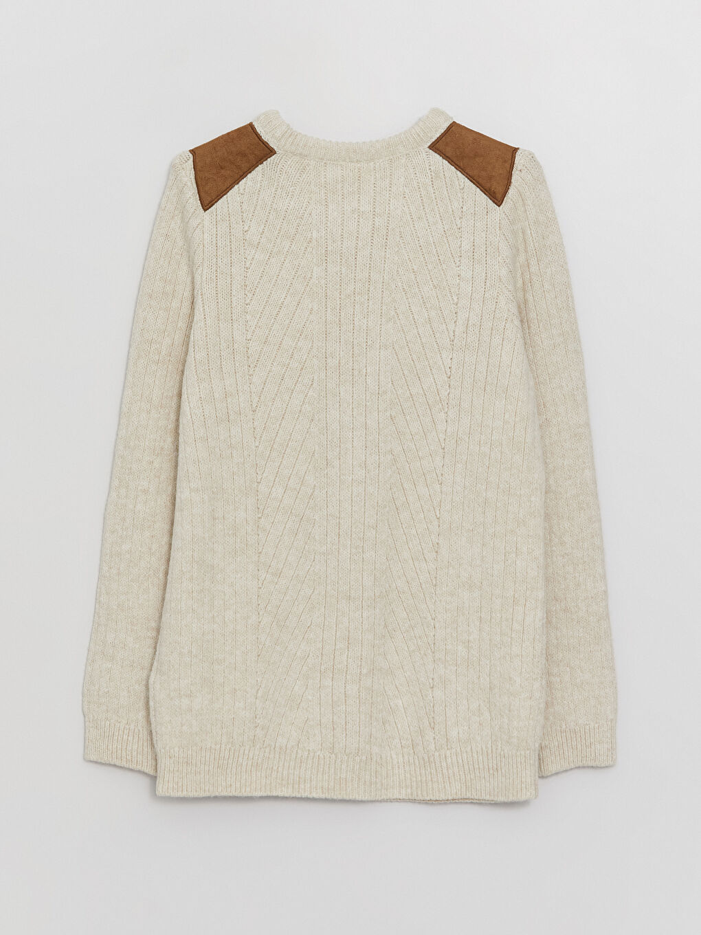 Crew Neck Long Sleeve Boys' Knitwear Sweater-5