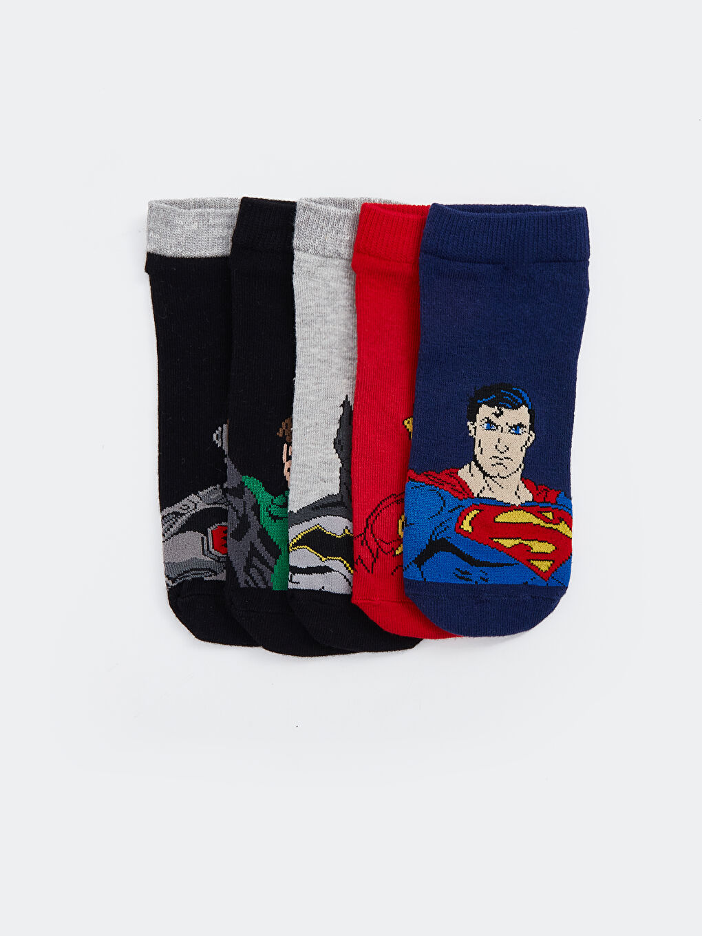 Șosete scurte sport pentru Băieți cu model Batman, Pachet de 5-1