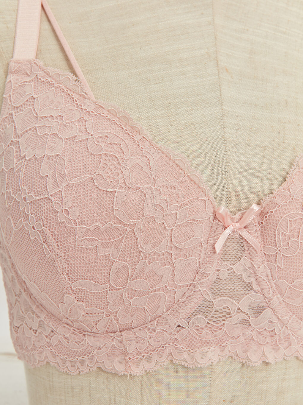 Wired Non-Padded Lace T-Shirt Bra-2