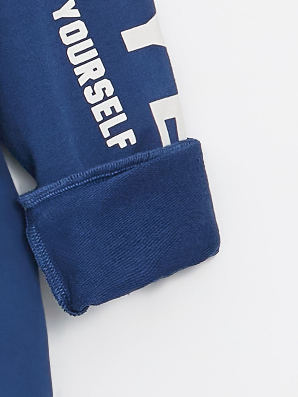 سويت شيرت كم طويل مطبوع بياقة دائرية للأولاد-2