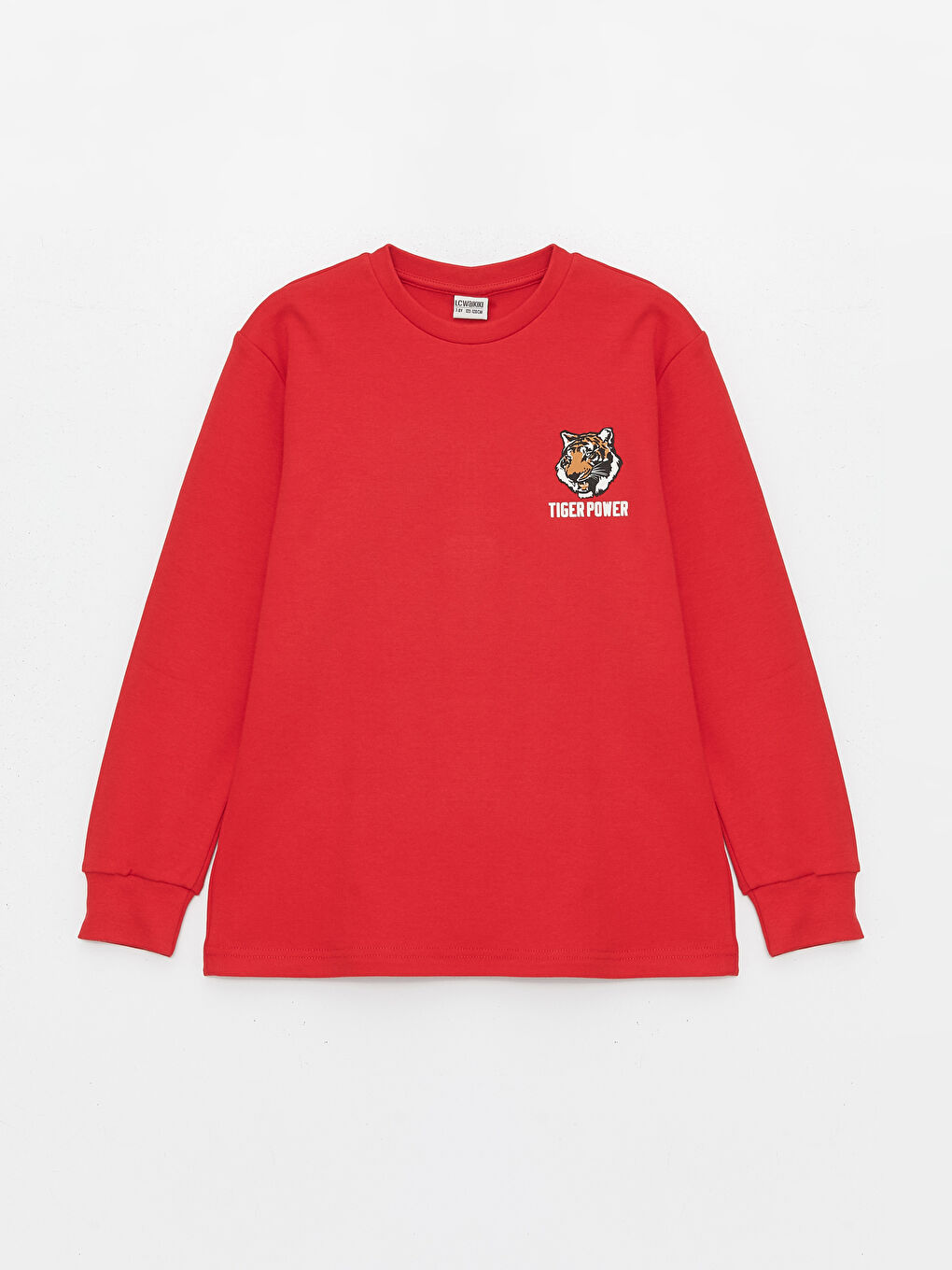 Crew Neck Printed Long Sleeve Boys' T-Shirt