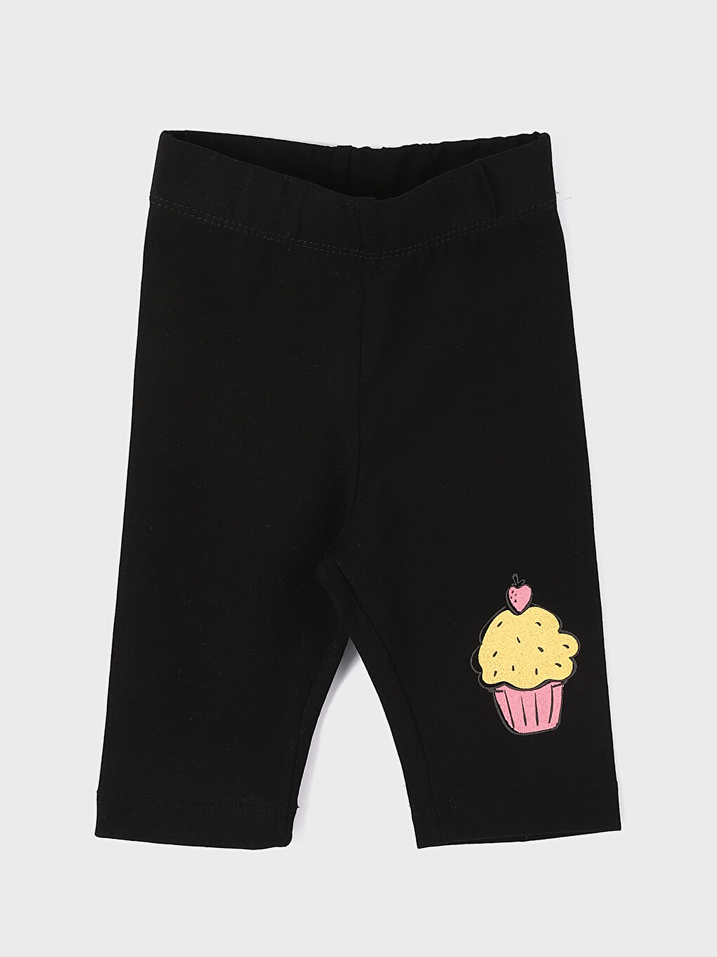 ليجن مطبوع تلات تربع الطول للبنات بوسط مطاطي