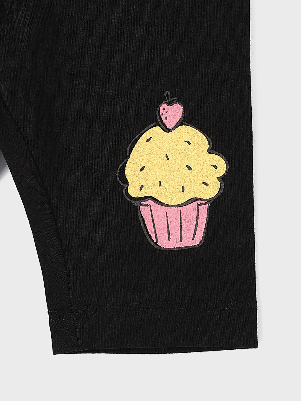 ليجن مطبوع تلات تربع الطول للبنات بوسط مطاطي-3