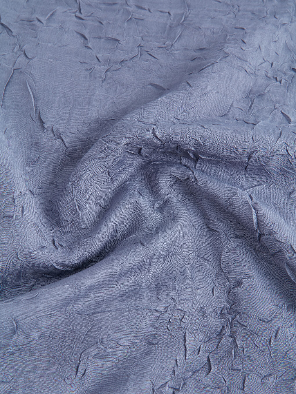 Mavi Kendinden Desenli Kadın Şal-2