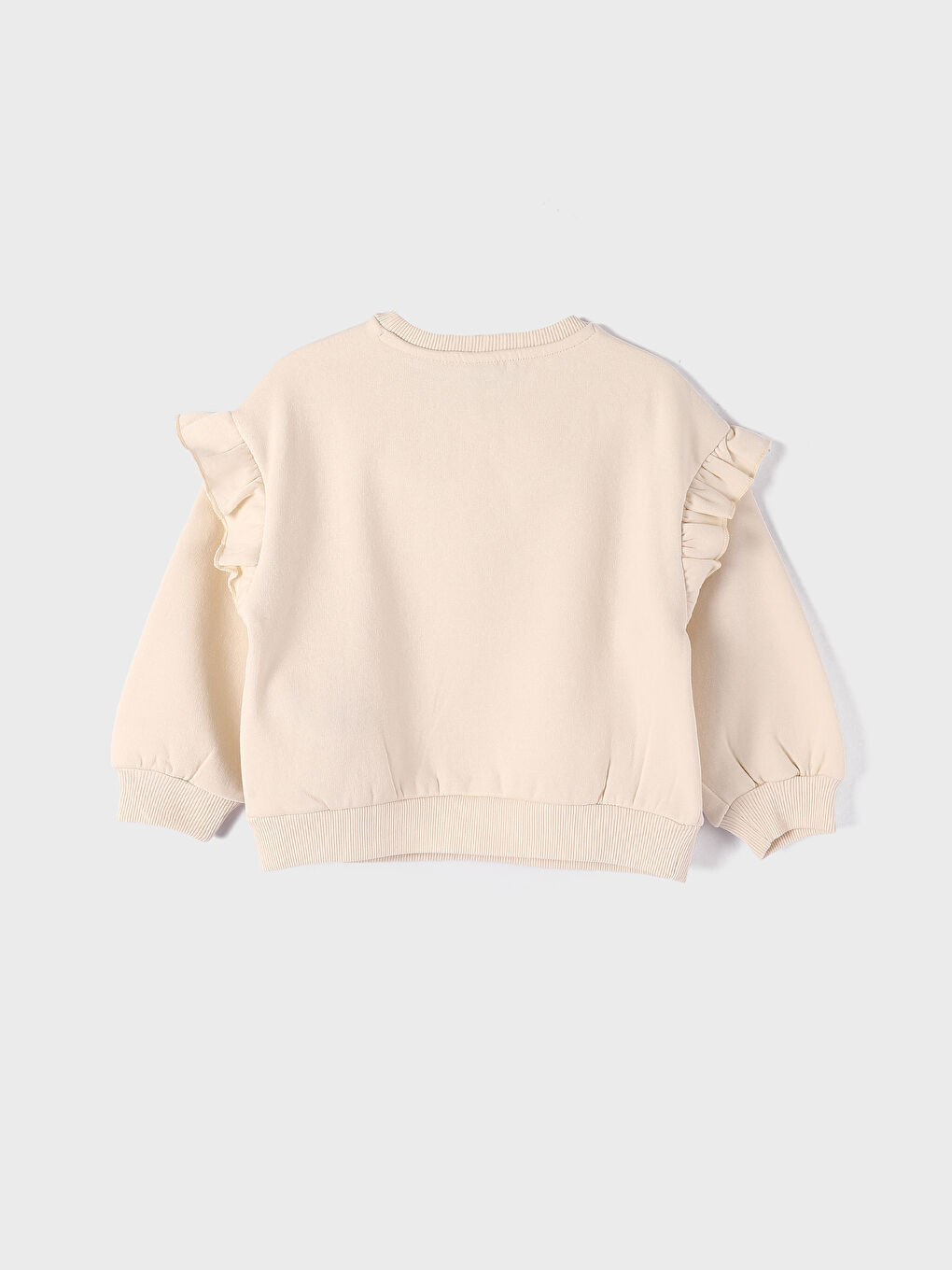 سويت شيرت وبنطلون للبنات بياقة دائرية-2