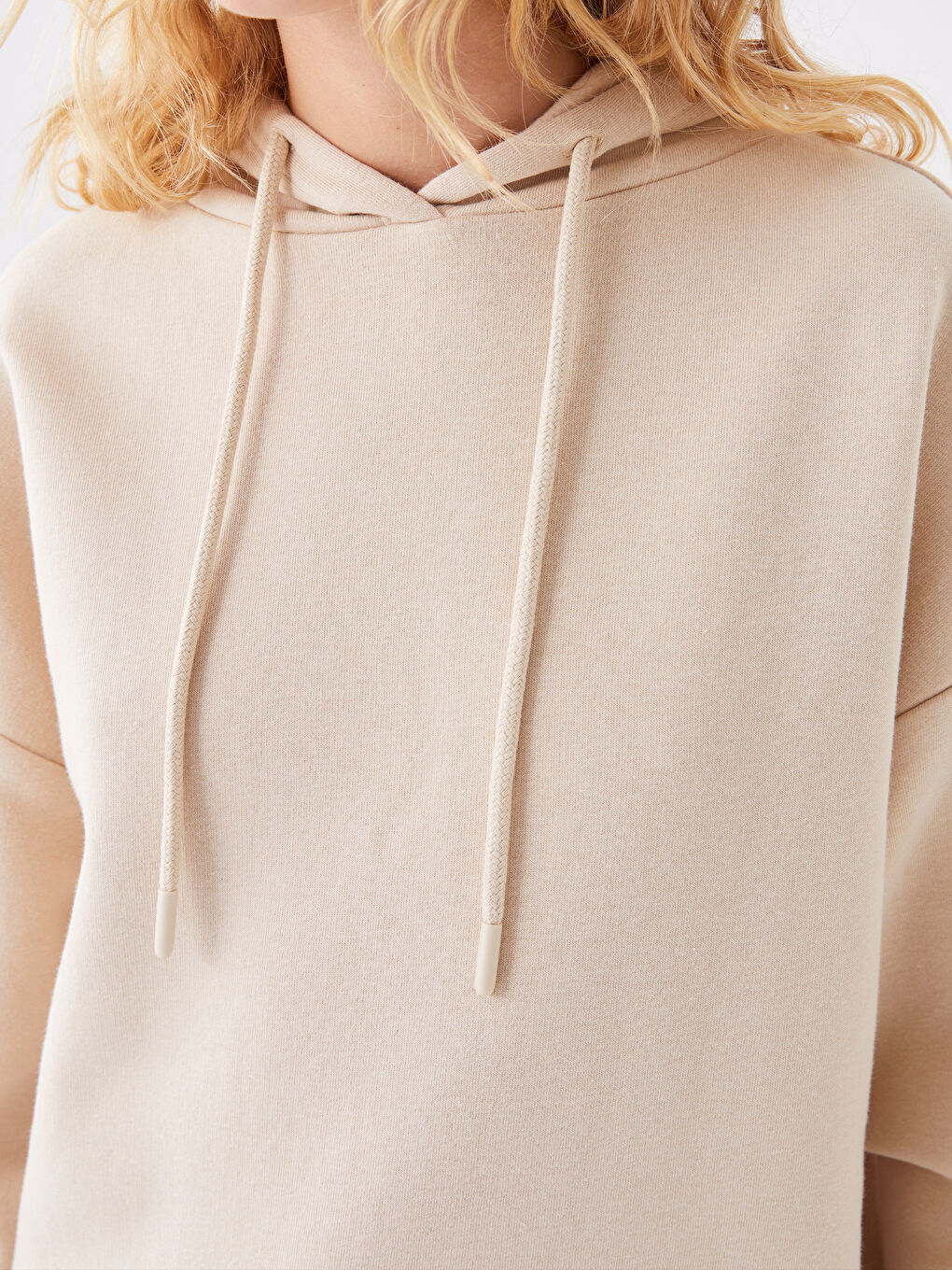 XSIDE Plain Oversize Women's Thick Hoodie -W3G444Z8-VB6