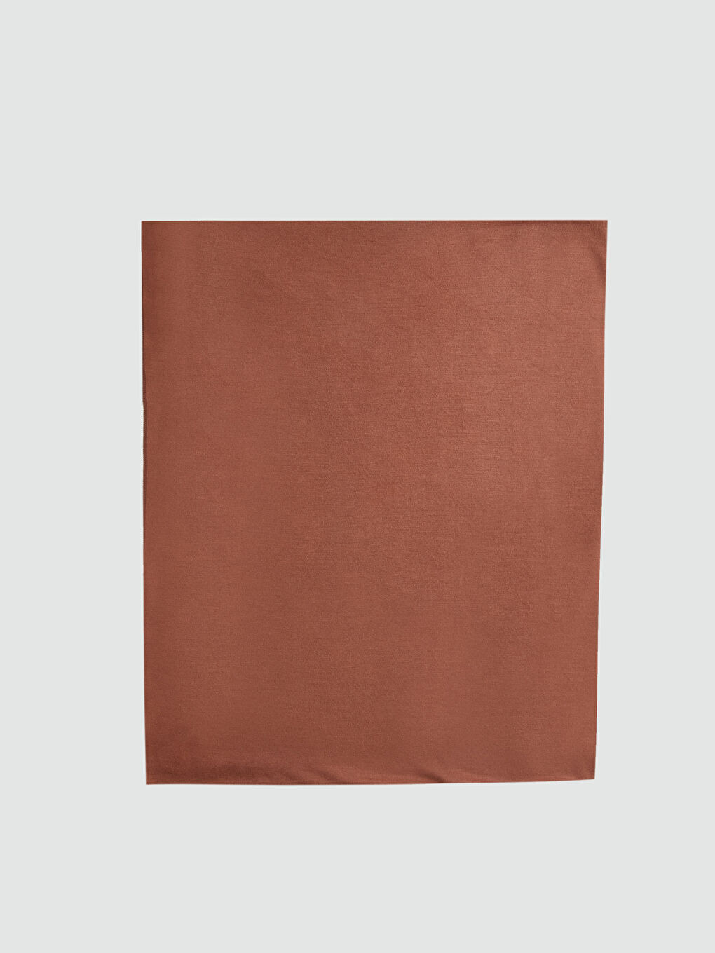 Kahverengi Kadın Düz Penye Şal-1