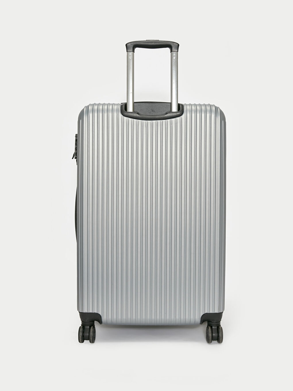 Gri Kilit Detaylı Büyük Boy Valiz-2