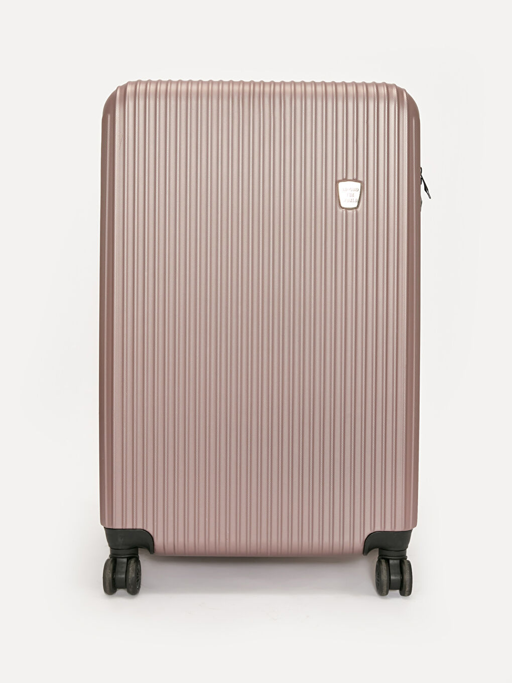 Pembe Kilit Detaylı Büyük Boy Valiz