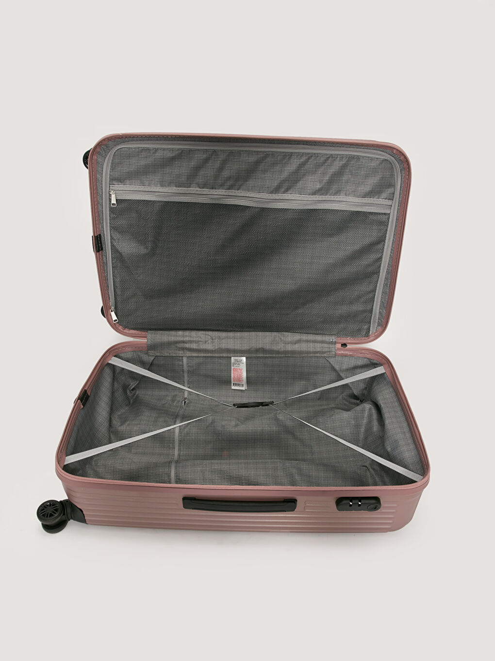 Pembe Kilit Detaylı Küçük Boy Valiz-3