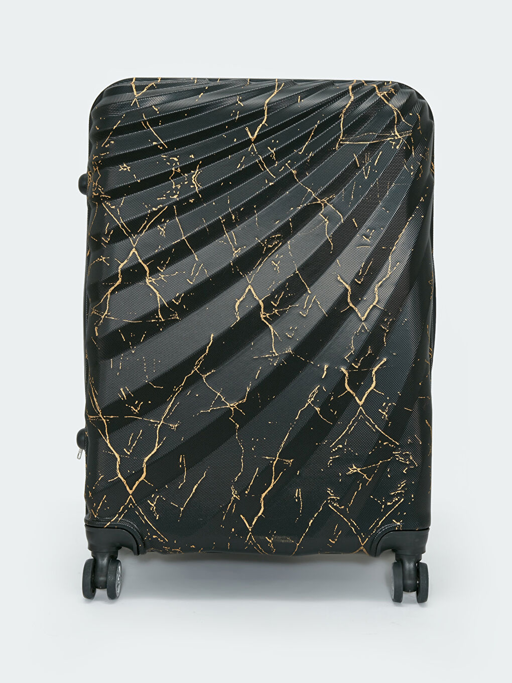 Siyah Kilit Detaylı Çekme Mekanizmalı Büyük Boy Valiz