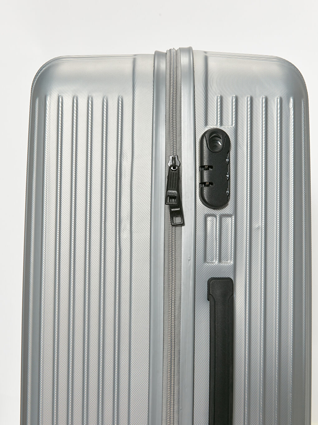 Printed Lock Detailed Medium Size Suitcase-4