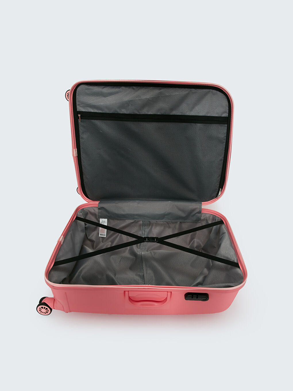 شنطة سفر حجم وسط بمقبض سحب وقفل-3