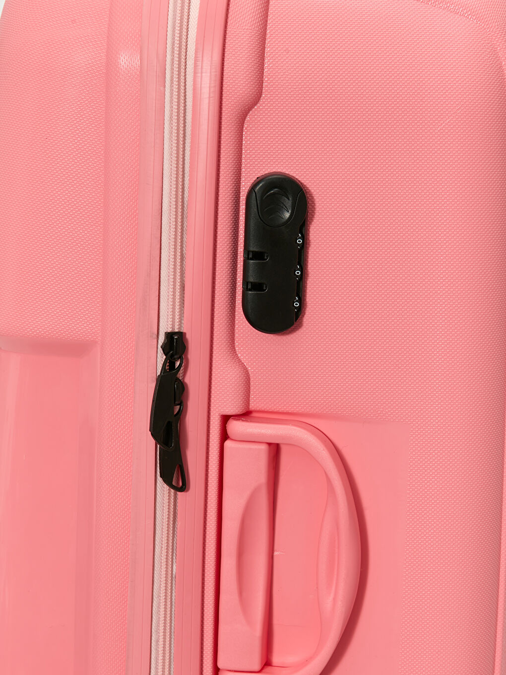 Pembe Baskılı Kilit Detaylı Küçük Boy Valiz-4