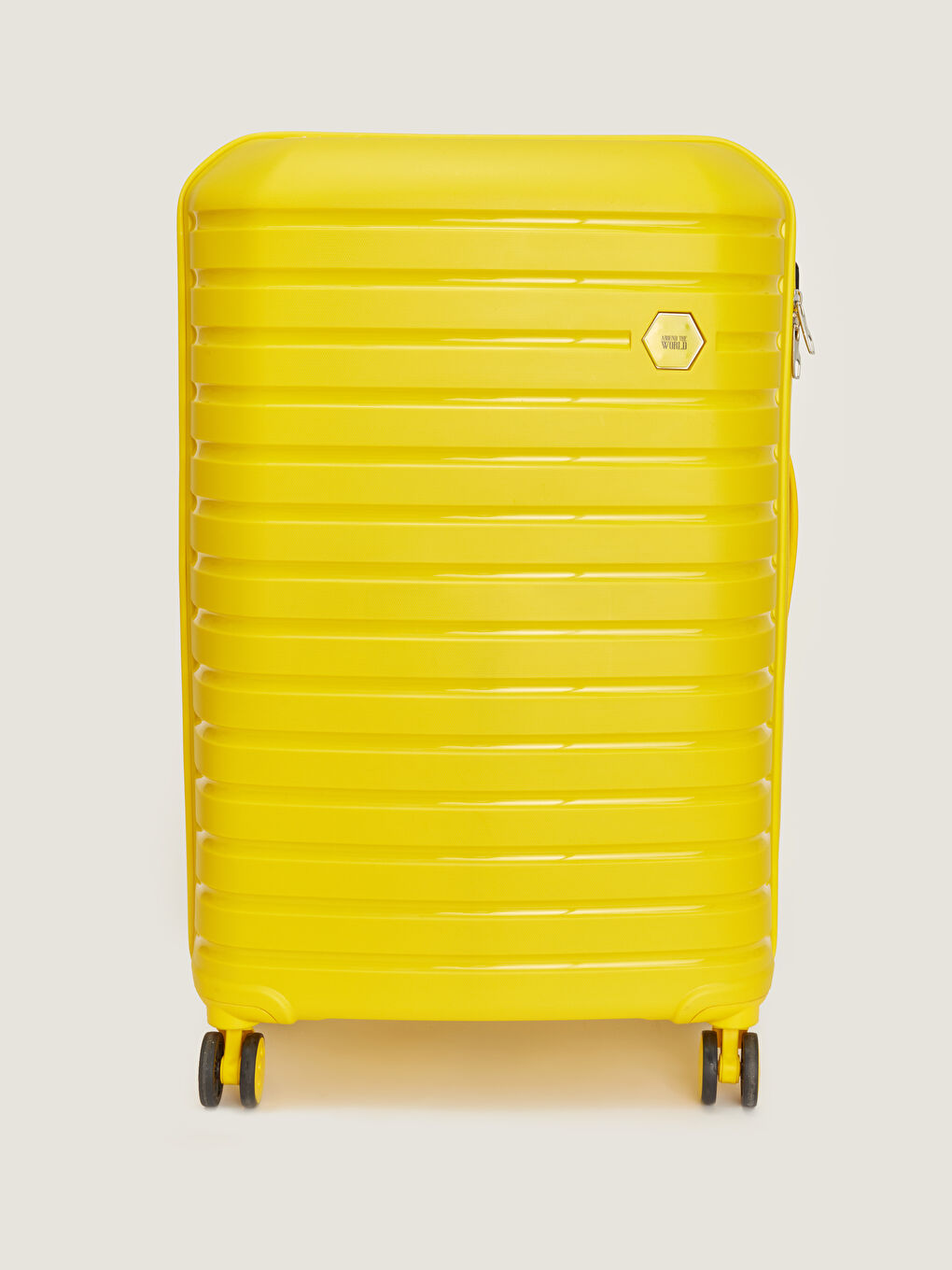 LCW ACCESSORIES Suitcase with Lock Detail and Pull Mechanism in Large Size -W3G557Z8-SB7
