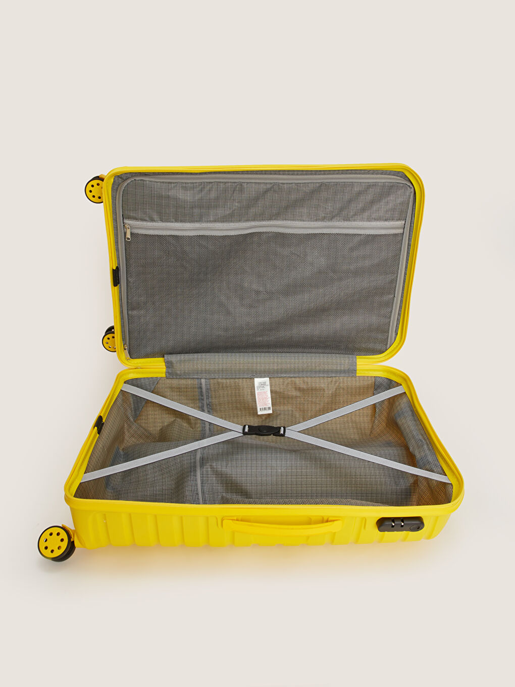 LCW ACCESSORIES Suitcase with Lock Detail and Pull Mechanism in Large Size -W3G557Z8-SB7