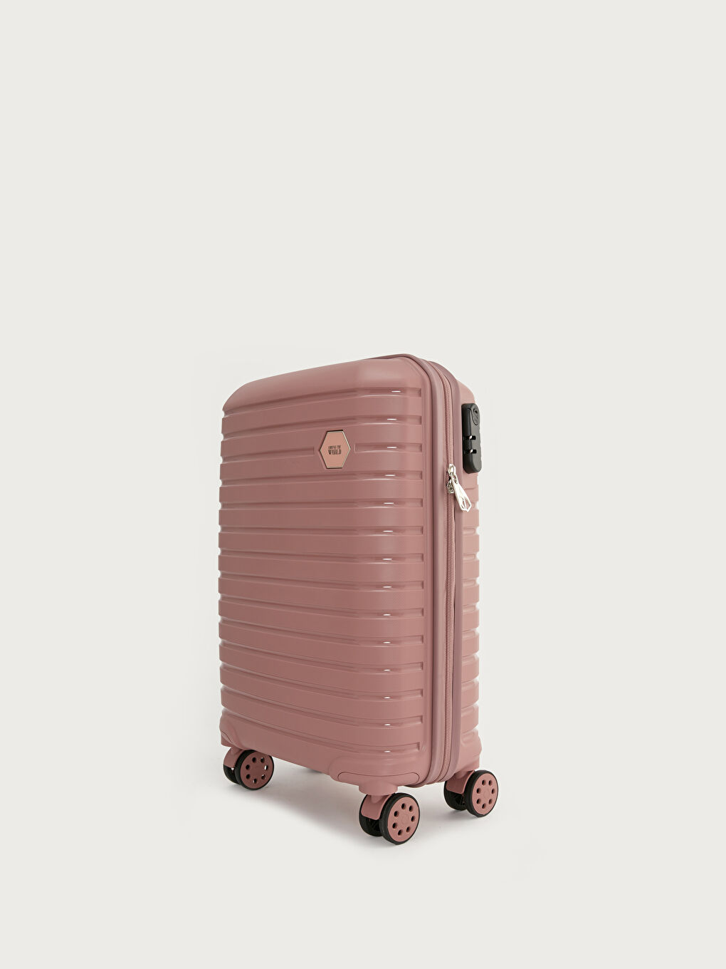 LCW ACCESSORIES Pembe Kilit Detaylı Çekme Mekanizmalı Küçük Boy Valiz - 1