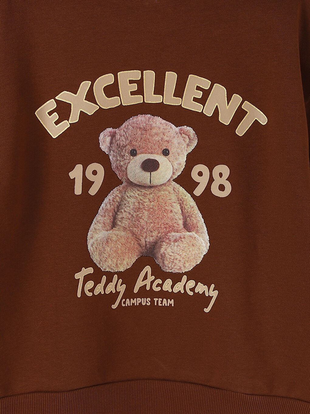 Hooded Printed Long Sleeve Girls' Sweatshirt-3