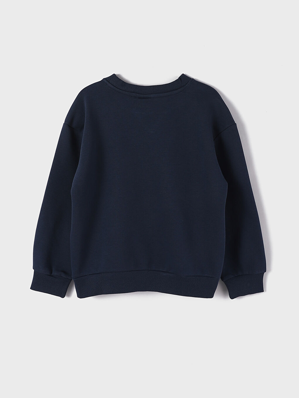 Crew Neck Printed Long Sleeve Girls' Sweatshirt-1