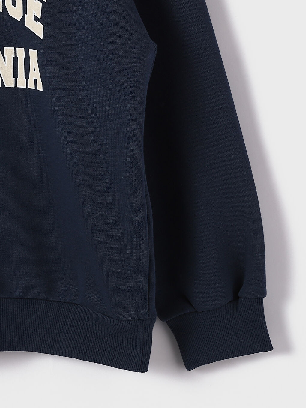 Crew Neck Printed Long Sleeve Girls' Sweatshirt-3