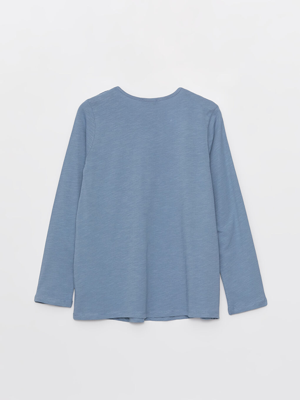 Petrol Bağlamalı Yaka Nakışlı Uzun Kollu Kadın Bluz-6