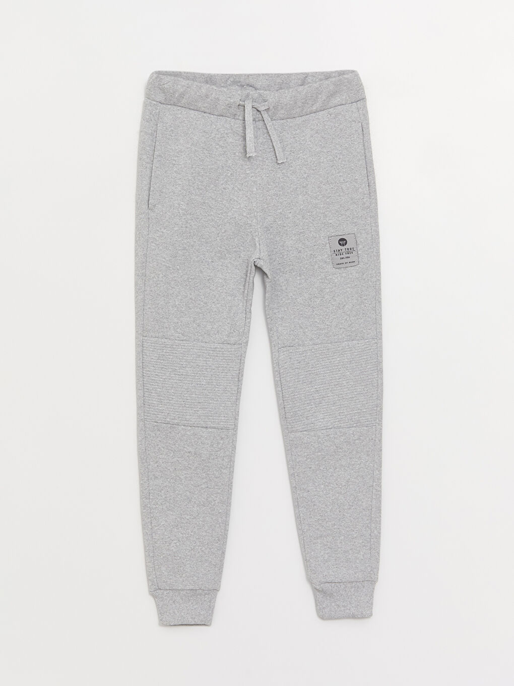 Gri Beli Lastikli Erkek Çocuk Jogger Eşofman Altı