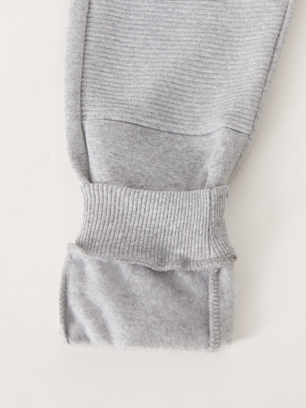 Gri Beli Lastikli Erkek Çocuk Jogger Eşofman Altı-3